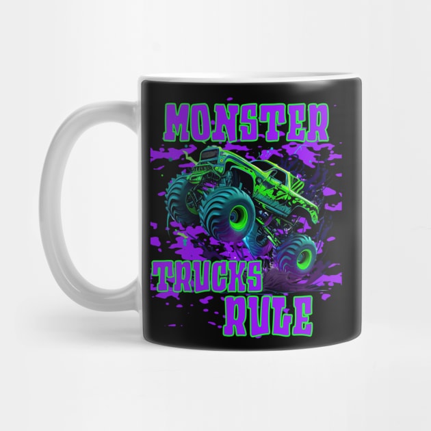 Monster Trucks Rule by crazytshirtstore